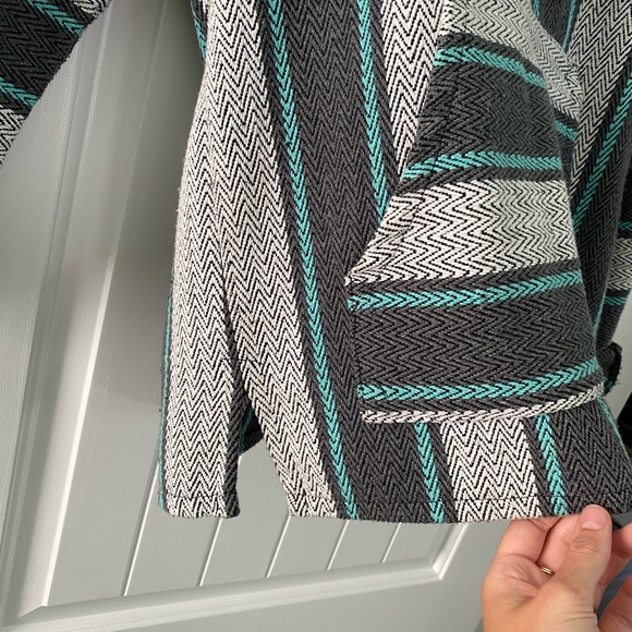 3/$30 ✨ Teal Baja Poncho - Picture 4 of 5